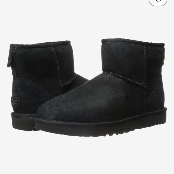 UGG Shoes - UGG Classic Mini II black size 8 (fits size 9) excellent condition